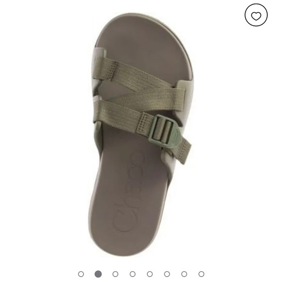 CHACO | Men's Green Slip-On Casual Sandals, Fossil - Picture 7 of 10